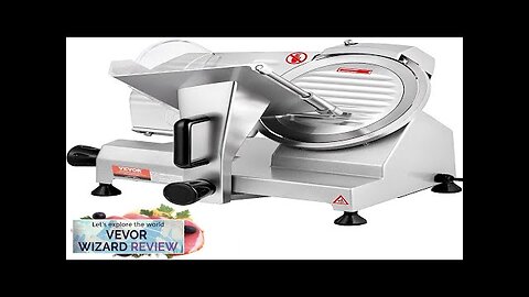 VEVOR Commercial Meat Slicer 200W Electric Deli Food Slicer 350-400RPM Meat Slicer Review