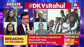 Debate With Arnab_ DK Shivakumar Snubs Congress' Caste Politics Agenda