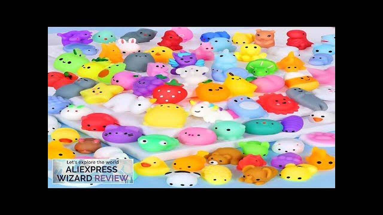 20Pcs Mini Cute Cartoon Animal For Boys Girls Birthday Party Favor Stress Review