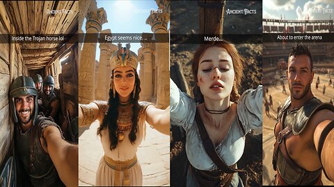 Historical snapchat selfies by Ai-part 5
