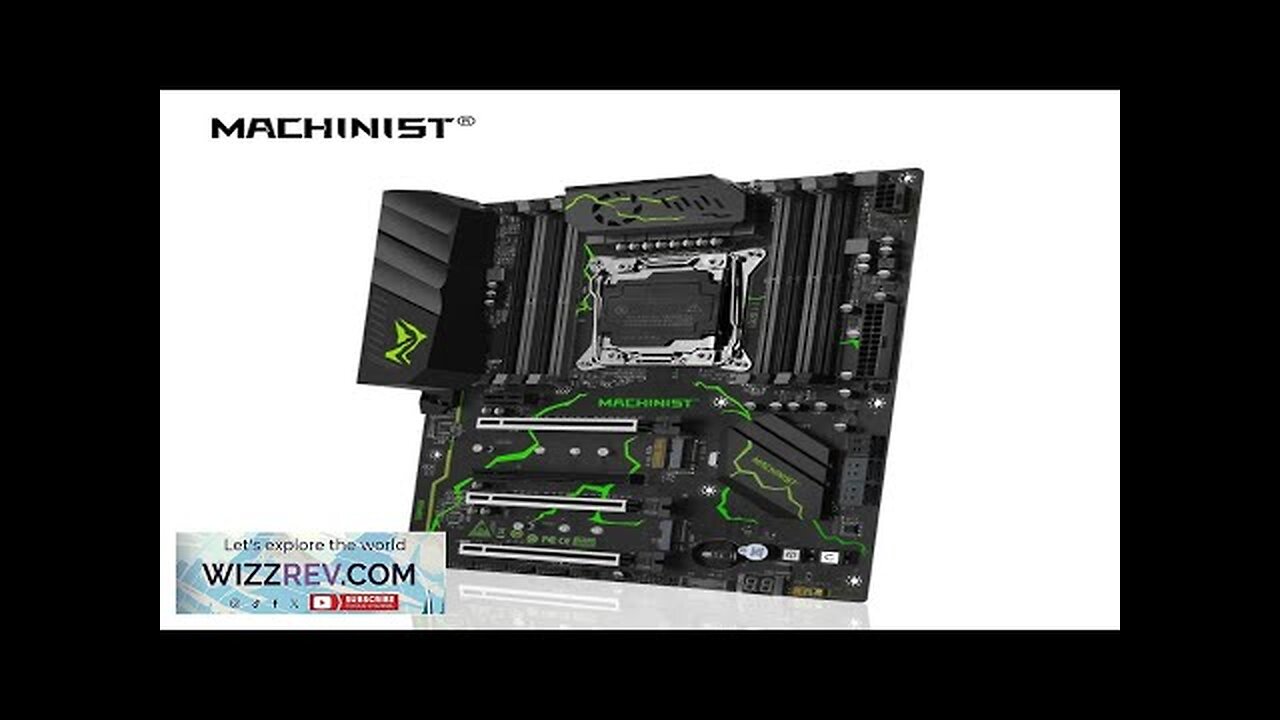 MACHINIST X99 MR9S V6 Motherboard LGA2011-3 Support Intel Xeon E5 v3/v4 CPU Review