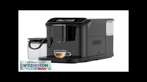 Mcilpoog WS-D5 Automatic Espresso Machine ，Built-In Milk Frother & Tank 12 Coffee Review