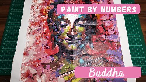 Paint-by-numbers: Buddha (abstract)