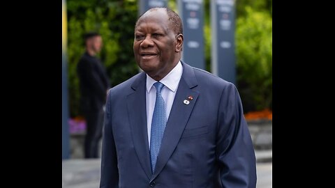 CANCER-STRICKEN ALASSANE OUATTARA TAKES A MEMORABLE FALL IN THE PRESENCE OF A FOREIGN DIPLOMAT.