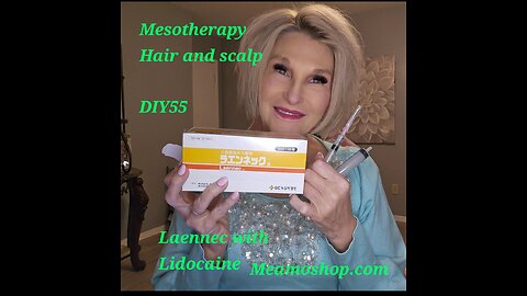 Mesotherapy for hair and scalp Liquid lidocaine DIY55 Meamoshop