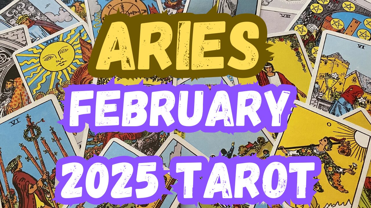 Aries ♈️- Accept your amazing new begining! February 2025 Evolutionary Tarot #aries #tarot #february