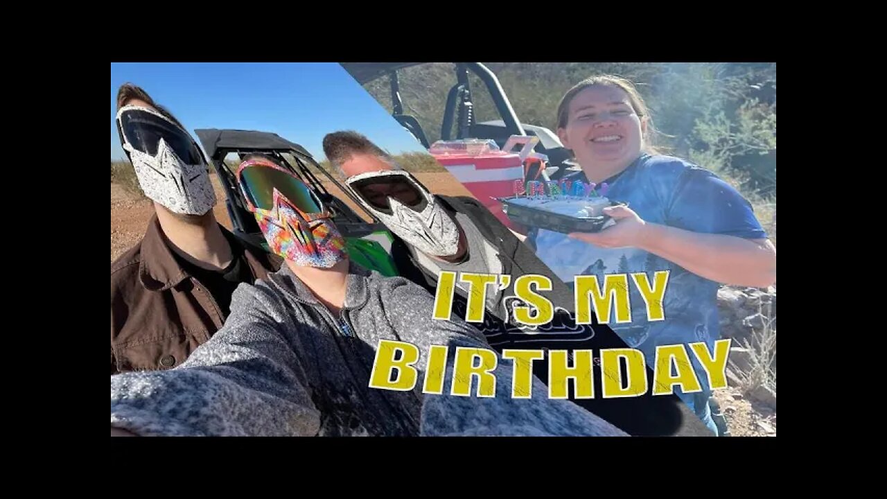 Desert Birthday Surprise: Off-Road Adventure & Hidden Cake for Gidget!