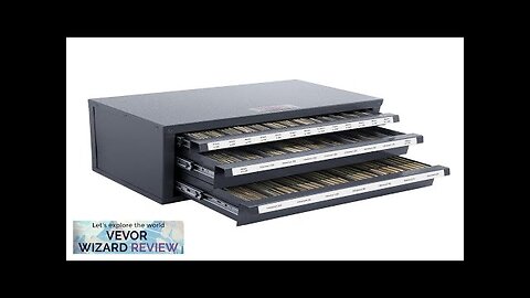 VEVOR Tap Dispenser Cabinet Three-Drawer Tap Organizer Cabinet for 3mm-24mm Steel Tap Review