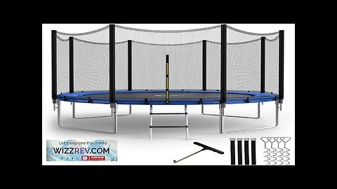 YSSOA 12FT Trampoline Secure Fun for Kids and Adults Recreational Trampolines Complete Review