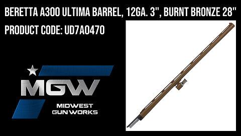 Beretta A300 Ultima Barrel, 12ga. 3", Burnt Bronze 28" - UD7A0470