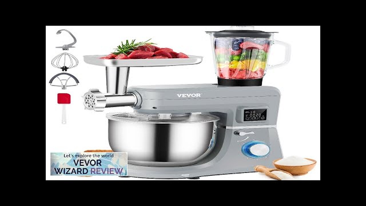 VEVOR 5 IN 1 Stand Mixer 660W Tilt-Head Multifunctional Electric Mixer Review