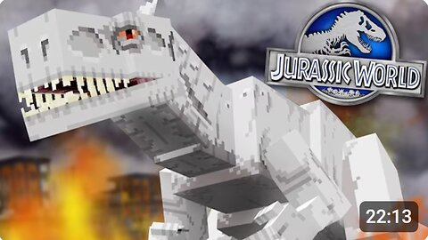 WE HAVE INDOMINUS REX!!! - Jurassic World Minecraft DLC |