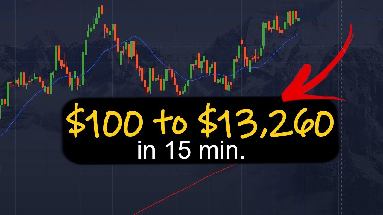 $100 to $13,260 in 15 minutes