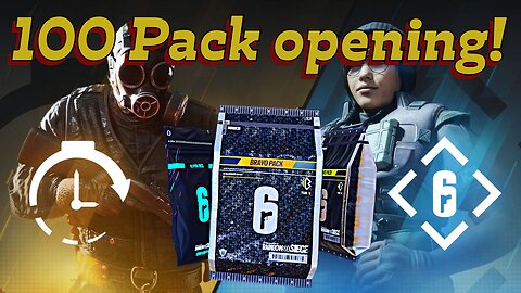 Rainbow Six Siege 100 PACK OPENING!