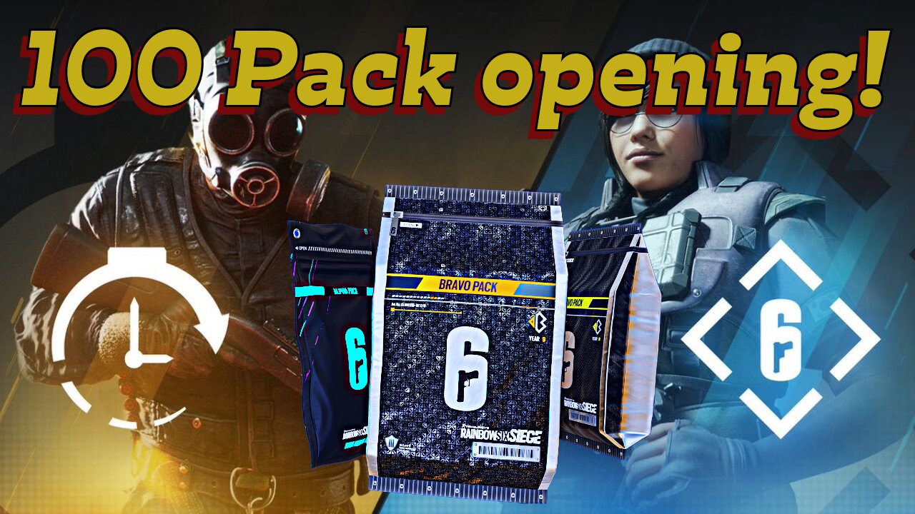 Rainbow Six Siege 100 PACK OPENING!