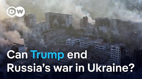 Trump pushes for deal to end war in Ukraine | DW News