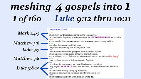 070h Luke 9:12 thru 10:11 p12 [Jesus] [Live]