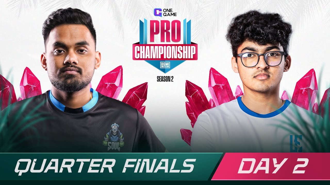 ONEGAME PRO CHAMPIONSHIP | DAY 2 | QUARTER FINALS | BGMI | SEASON 2 | #iqoosoul #rntx #wyldfangs
