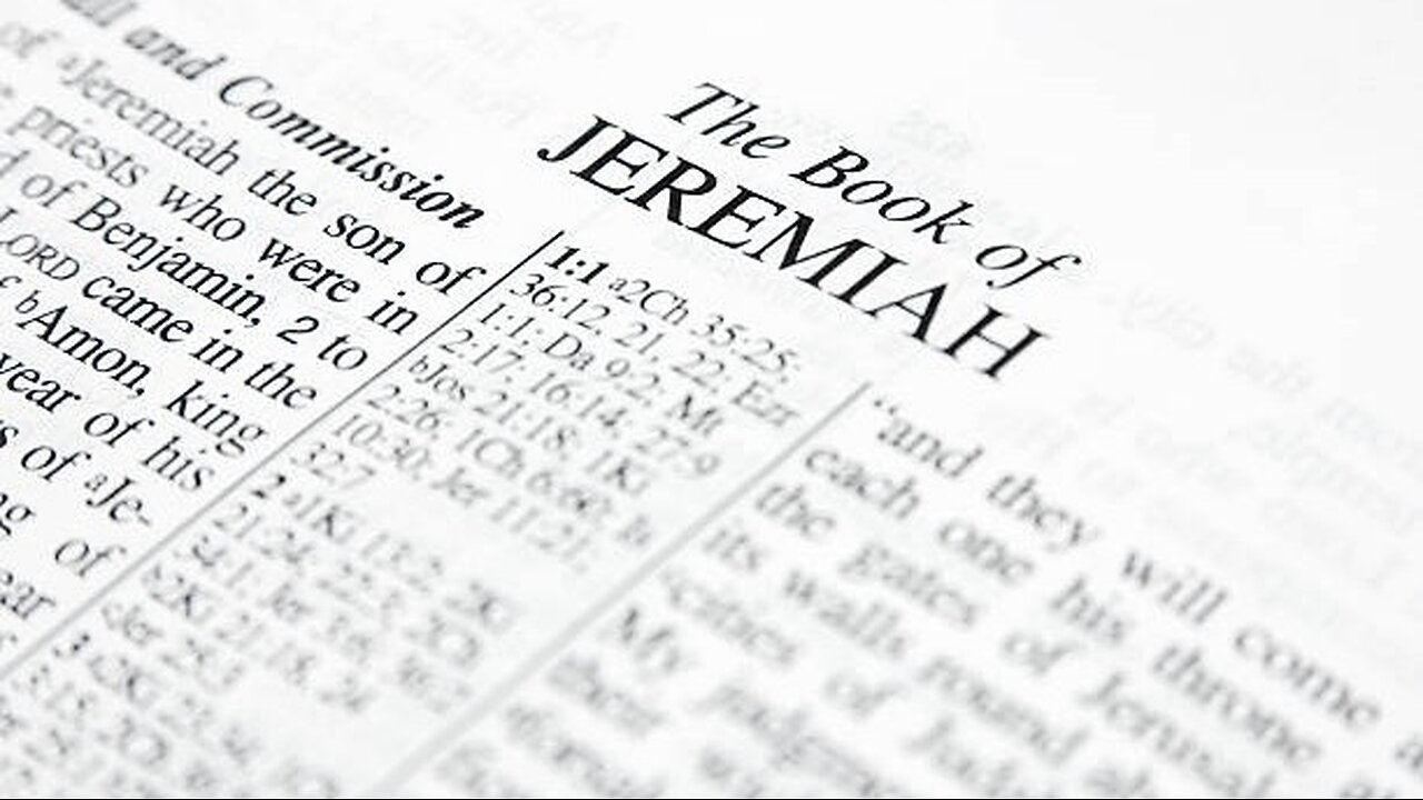 Saturday Bible Study: Jeremiah Chapter 2