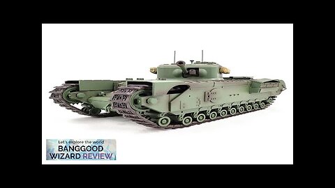 COOLBANK Model UK 1/16 2.4G RC Main Battle Tank Smoke Sound Recoil Review