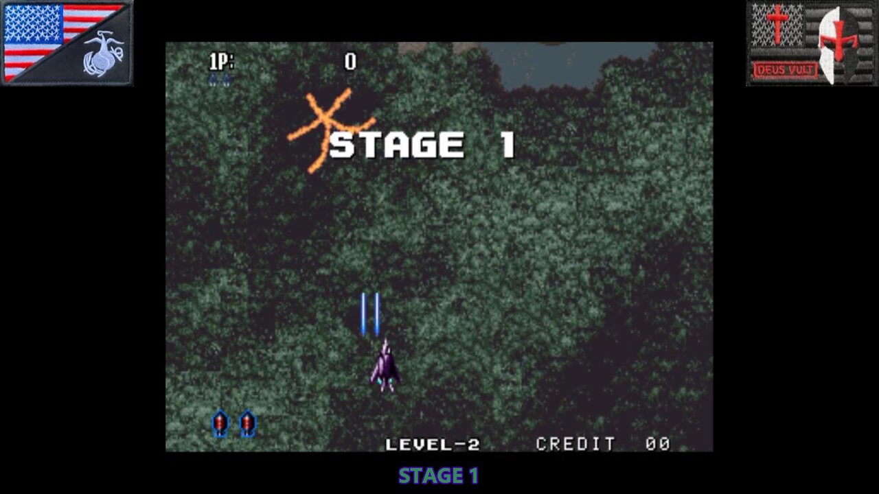 Gamer By Proxy: "ソニック・ウイングス2" [Keaton (F-117) All Stages] (Arcade - 1994) [JP Version]