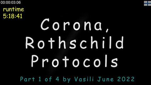 Corona Rothschild protocols 1 of 4 June 2022 covid-vax = bioweapon - main target = white people