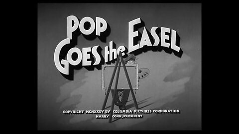 The Three Stooges -"Pop Goes the Easel"