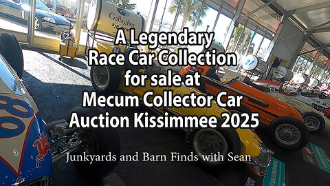 Legendary & Historic Race Cars Up For Bid at Mecum 2025