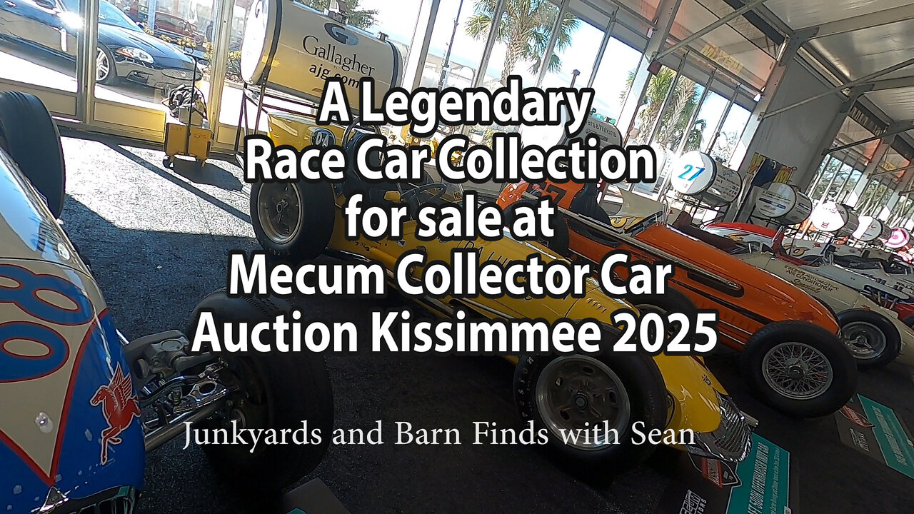 Legendary & Historic Race Cars Up For Bid at Mecum 2025