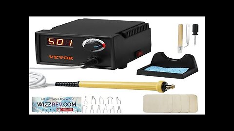 VEVOR Wood Burning Kit 200-700°C Adjustable Temperature with Display Wood Burner Review