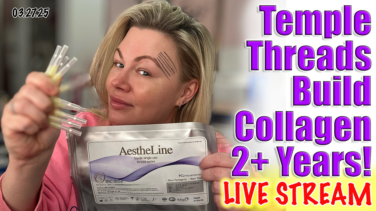 Live Temple Threads to Build Collagen for 2+ Years! AceCosm.com and code Jessica10 saves you Money