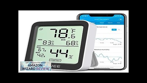 Govee Hygrometer Thermometer H5075 Bluetooth Indoor Room Temperature Monitor Greenhouse Review