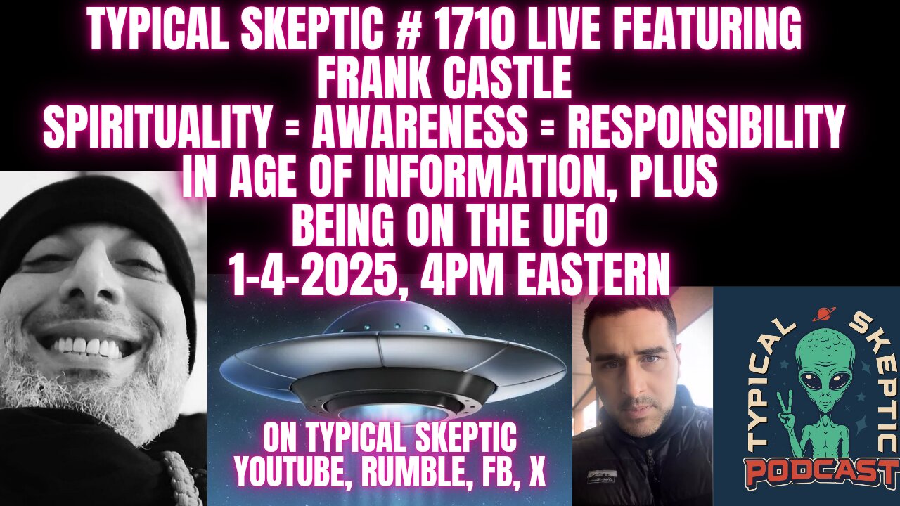 Spirituality= Awareness & Responsibility, Experiencer - Frank Castle - Typical Skeptic #1710