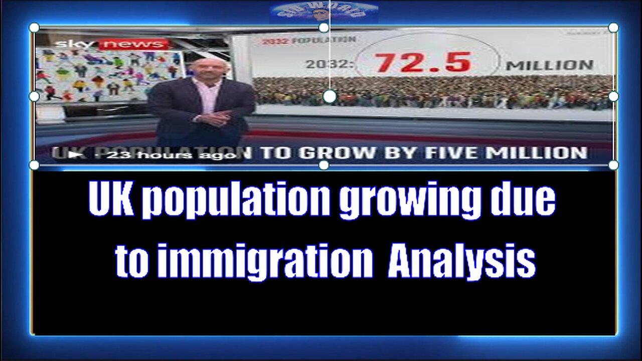 UK population growing due to immigration Analysis