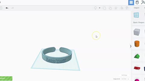 Armbånd i TinkerCad - Del 4 - Eksporter stl