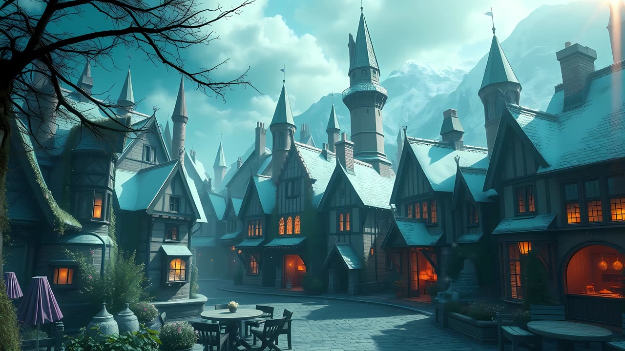 Relaxing Harry Potter Style Chillstep Lofi | Cozy Hogsmeade Vibes for Study, Sleep & Relaxation