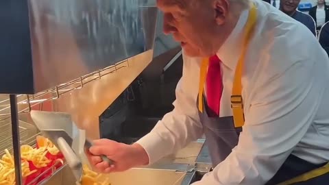 "Trump Sells Fries at McDonald's: A Shocking Twist!"