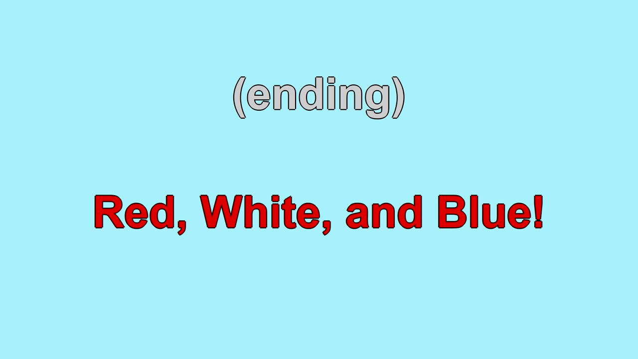 Three Cheers for the Red, White, and Blue (1897)