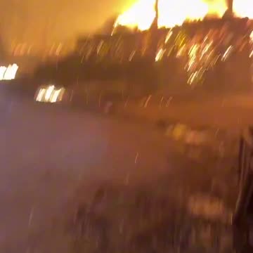 Inside the fire in LA, California