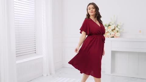 This Plus-Size Wedding Guest Dress Will Have You Feeling Stunning – Perfect for Any Cocktail Party!