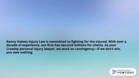 Crowley personal injury lawyer