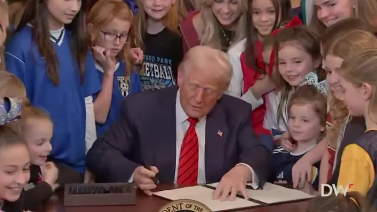 President Trump signs executive order to keep men out of women's sports