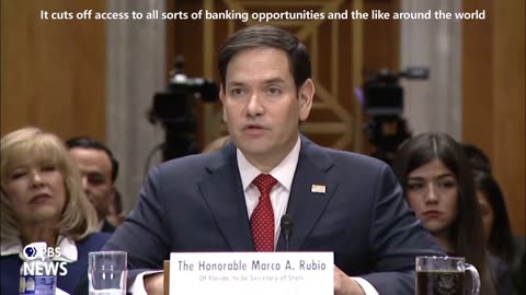 Marco Rubio testifies at Senate hearing for secretary of state confirmation Part 1