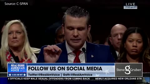 PETE HEGSETH: KEY MOMENTS