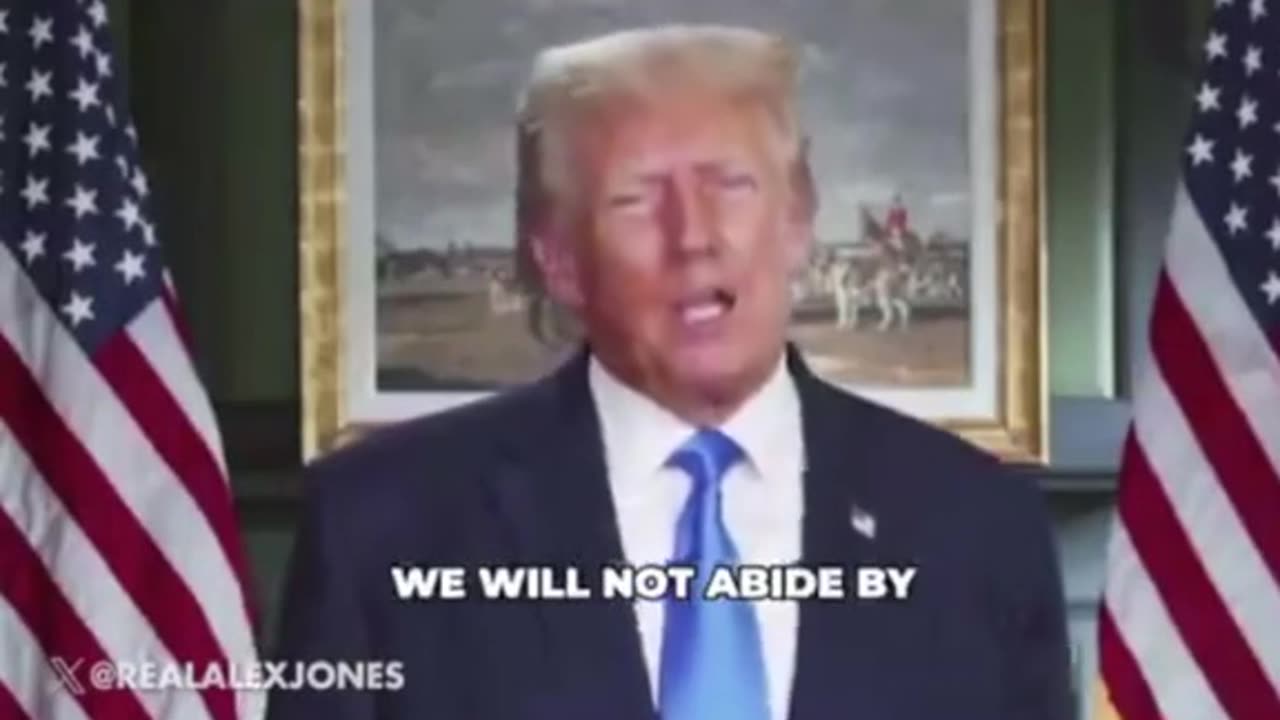 “We will not comply!” Trump sets record straight