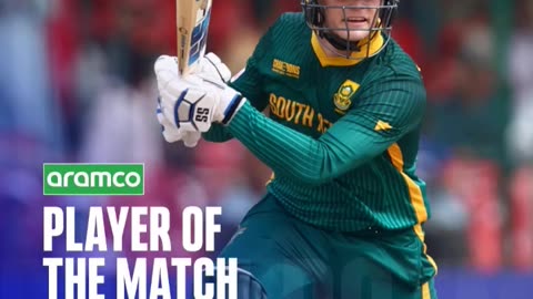 South Africa beat Afghanistan by 107 runs in the 3rd match of CT-35. Ryan Rickelton POTM.