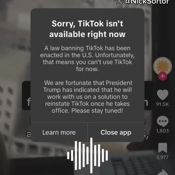 People are calling 911 over TikTok ban