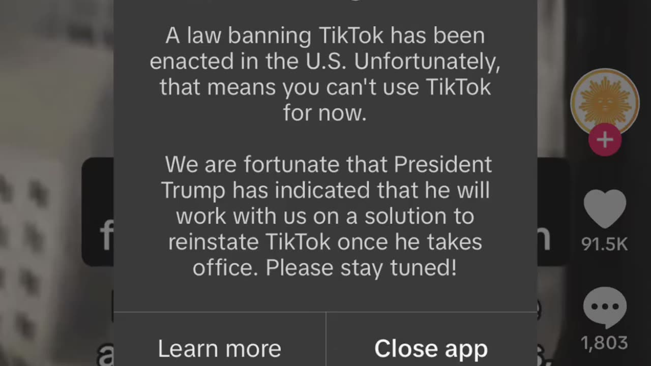 People are calling 911 over TikTok ban