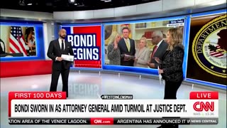 CNN reporting on AG Pam Bondi’s efforts to take on “politicized justice"