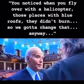 Biden Caught Talking About The Blue Properties That Didn’t Burn (Says They Need to ‘CHANGE THAT’)